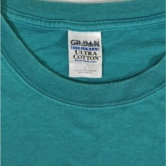 Ripple Junction I've Got a Fever... MORE COWBELL Aqua Blue T-Shirt Adult L 2004 - Picture 5 of 7